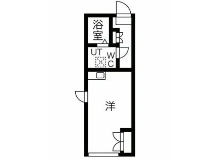 LUDENS中板橋MAXIV(ワンルーム/1階)の間取り写真