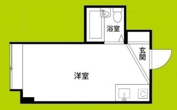 プレステア九条(1K/5階)の間取り写真