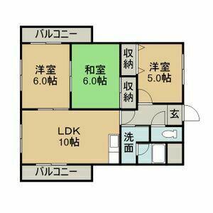 フォーレストヒル.S(3LDK/2階)の間取り写真