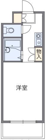 レオパレスANNEX HIYOSHI(1K/4階)の間取り写真