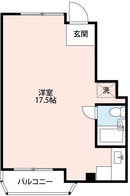 岡崎第2東海ビル(ワンルーム/2階)の間取り写真