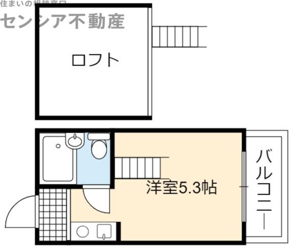GS緑橋(ワンルーム/1階)の間取り写真