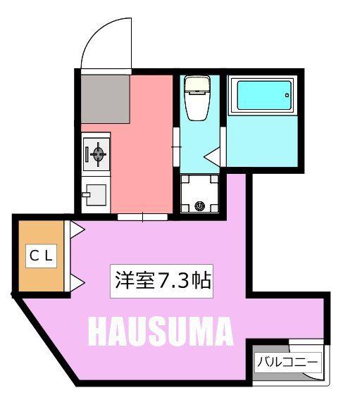 山一南大塚マンション(1K/4階)の間取り写真