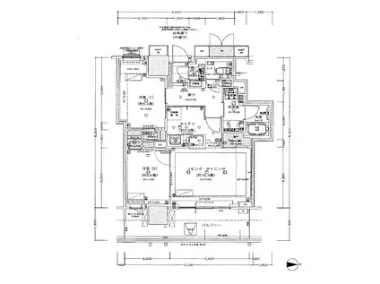 BRILLIA TOWERS前橋(2LDK/3階)の間取り写真