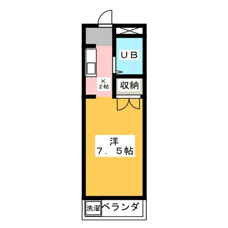 カスティル豊玉 3階階 間取り