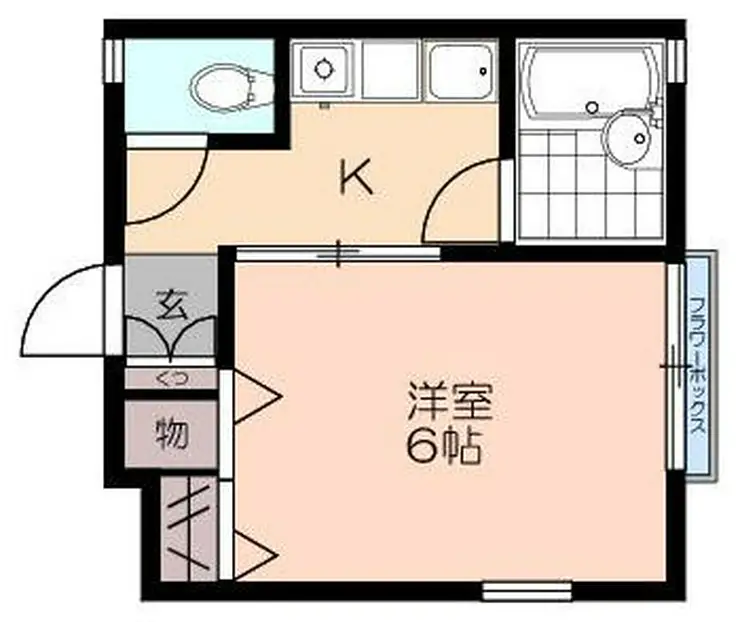 メゾンさくら 1階階 間取り