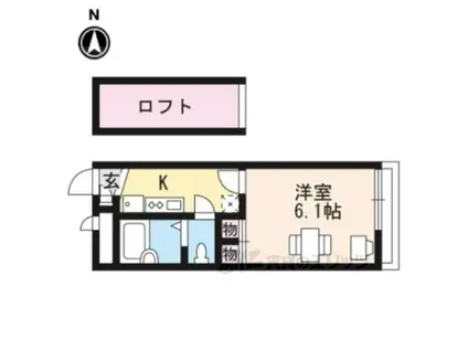 レオパレスサンシャイン(1K/1階)の間取り写真