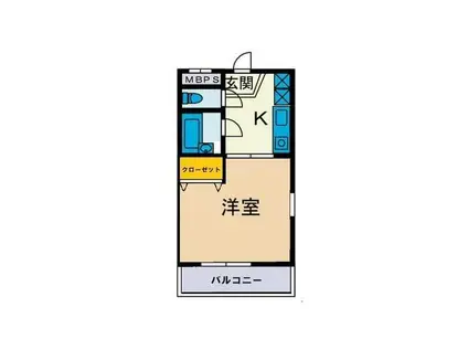 T&Fビル(1K/3階)の間取り写真