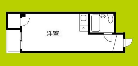 スパーク千林大宮(ワンルーム/4階)の間取り写真