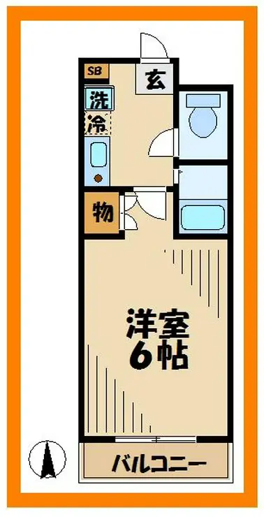 松本ビル 4階階 間取り