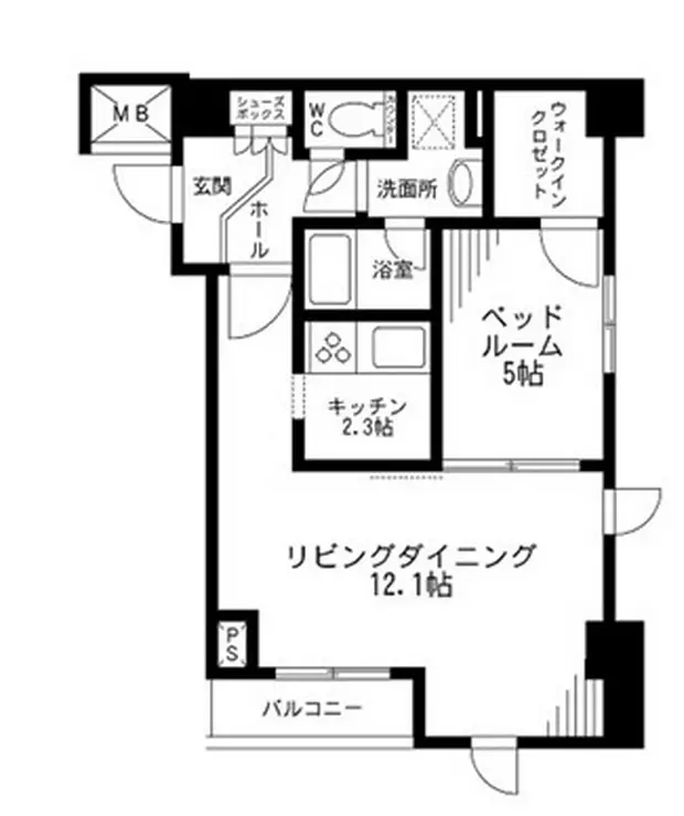 レジディア九段下 13階階 間取り