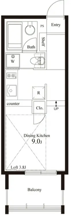 AQUILA URAYASU UNO 4階階 間取り