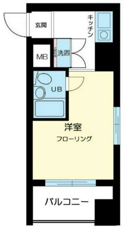 スカイコート浅草国際通り 6階階 間取り