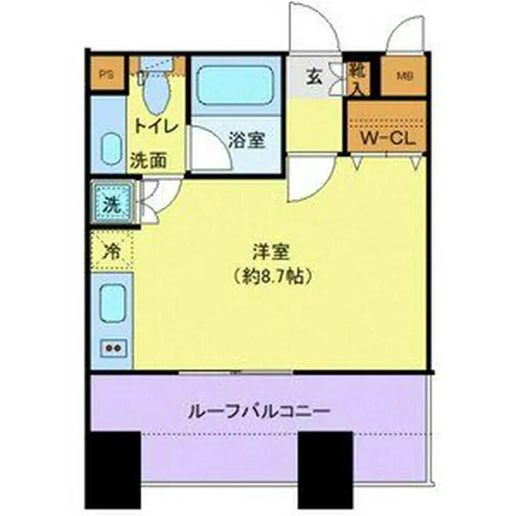アクロス新宿 9階階 間取り