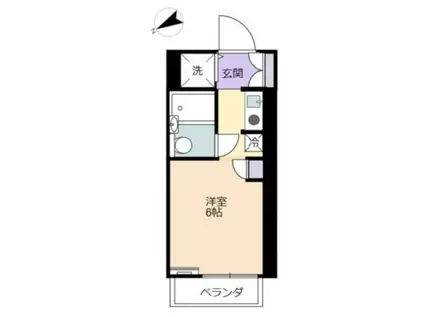 TOP・久喜第1(ワンルーム/3階)の間取り写真