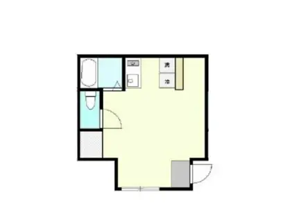 サニースポットII(ワンルーム/1階)の間取り写真