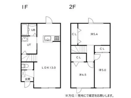 MAISON DE COCO(3LDK/1階)の間取り写真