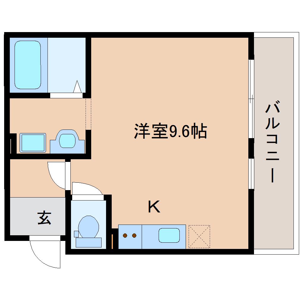 PREMIERE V(ワンルーム/3階)の間取り写真