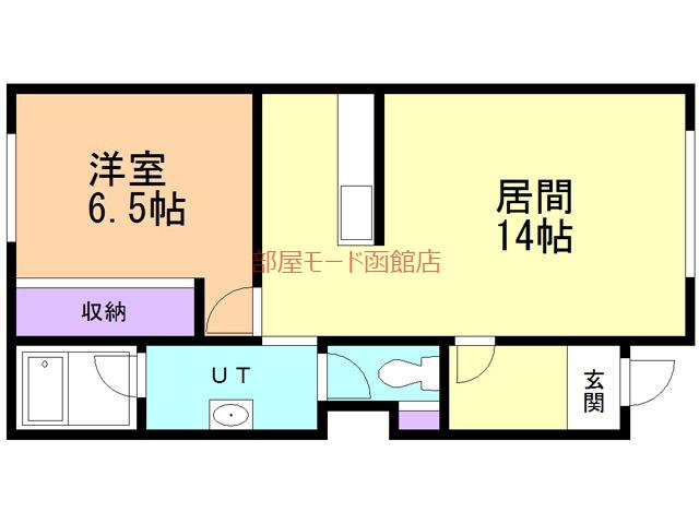 RPハイツ(1LDK/2階)の間取り写真