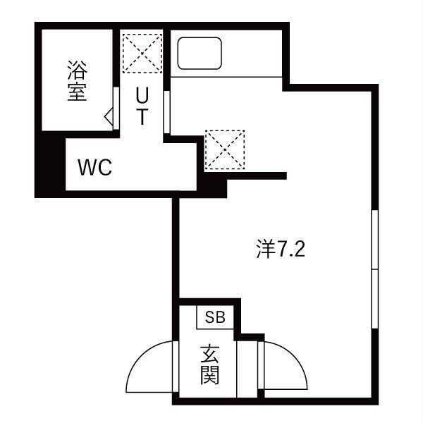 MAISOU DE CHARME 三ノ輪(1K/4階)の間取り写真