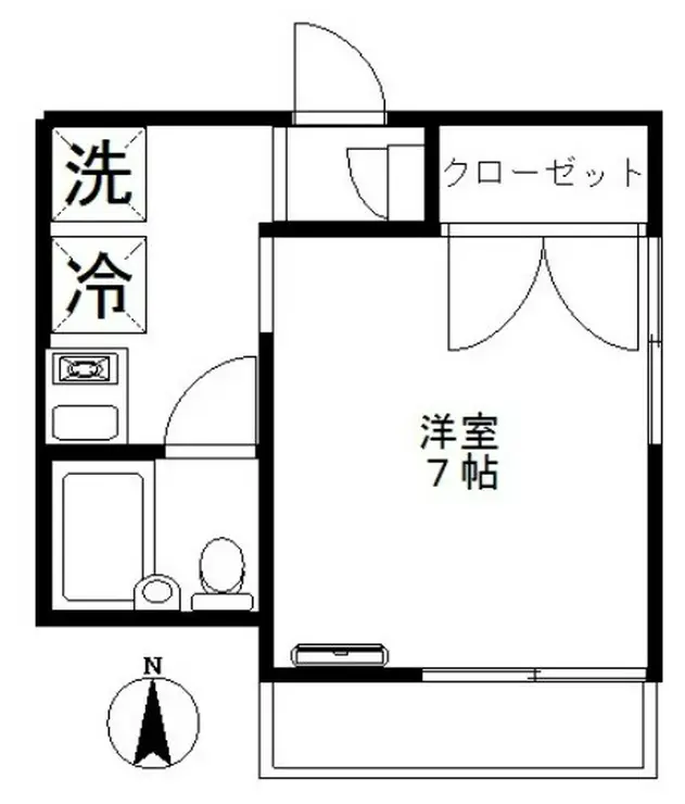 メゾネッテ中延 3階階 間取り