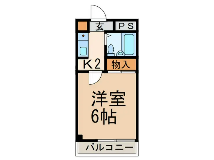 エルム府中 2階階 間取り