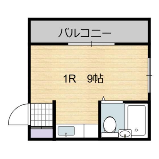 サンアイランドビル(ワンルーム/3階)の間取り写真