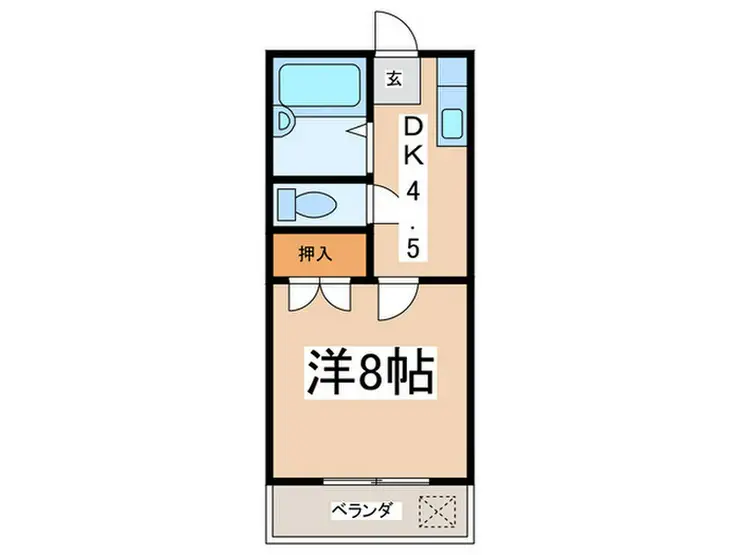 ユニオンハイツ 6階階 間取り