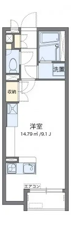 ミランダベルステージ 2階階 間取り