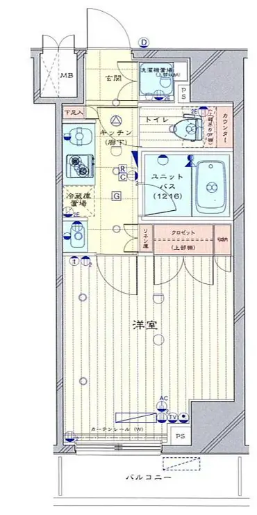 ルーブル板橋区役所前 11階階 間取り