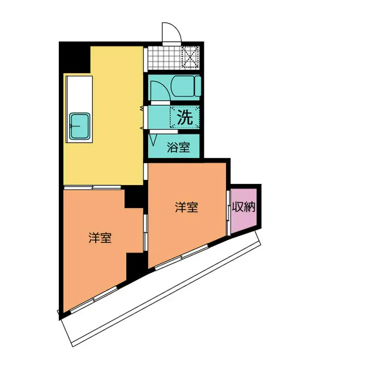 メゾン森辰 2階階 間取り