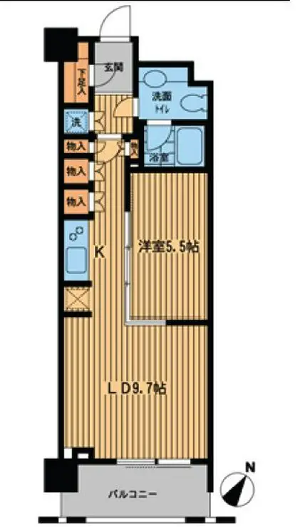 プライムアーバン日本橋横山町 7階階 間取り