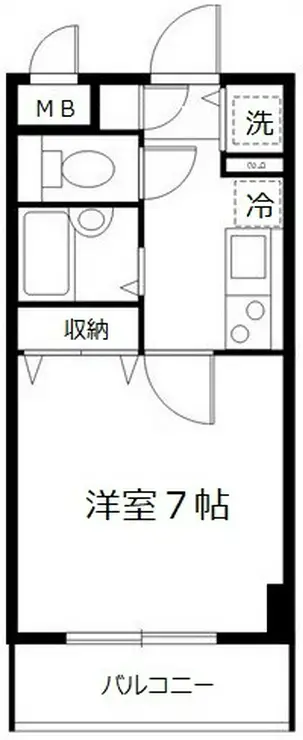 アサイガーデンコート 3階階 間取り