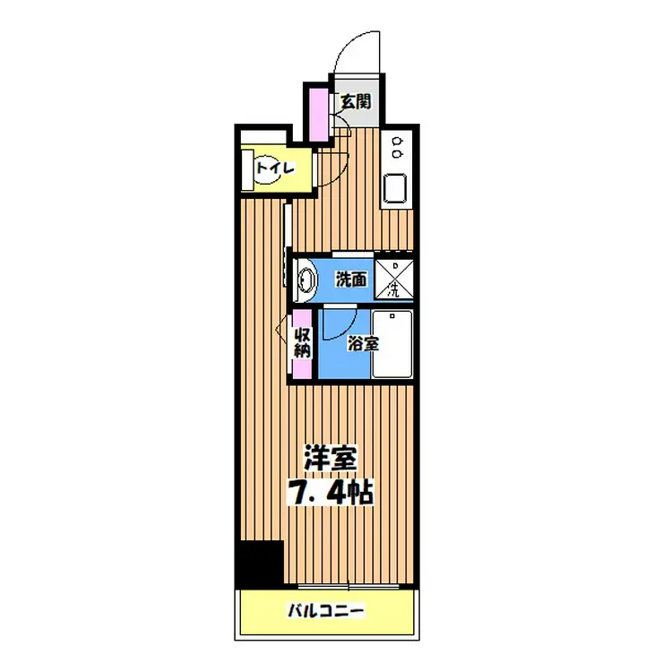 メインステージ立川 7階階 間取り