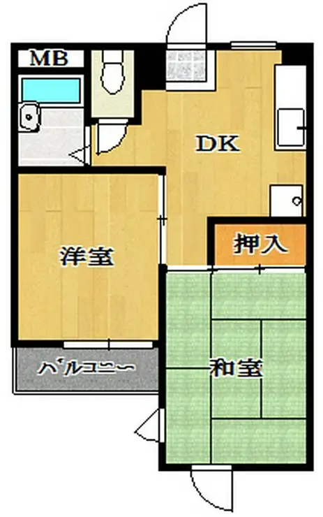 モンテメール船橋 5階階 間取り