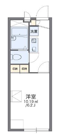 ドミール日進(1K/1階)の間取り写真