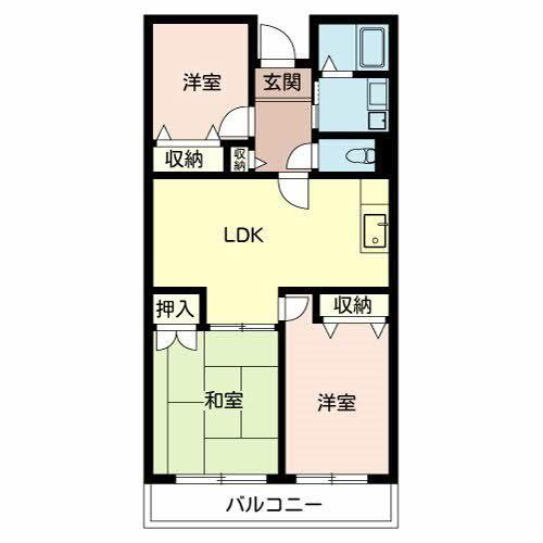 コート・ザ・ルピナス(3LDK/4階)の間取り写真