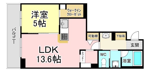 シャーメゾン・ネバーランドII(1LDK/3階)の間取り写真
