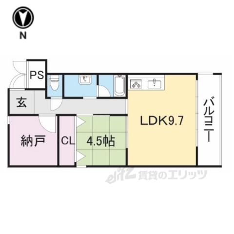 カーサ神宮前(1LDK/5階)の間取り写真