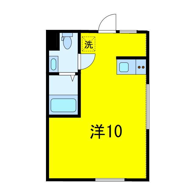 AYASE212(ワンルーム/2階)の間取り写真
