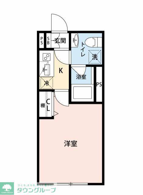 MIND TOKIWADAI(1K/3階)の間取り写真