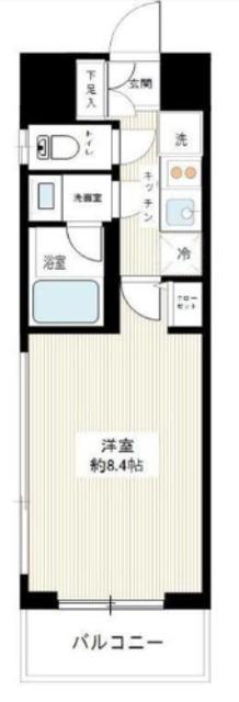 MAXIV HY′S 南砂町(1K/2階)の間取り写真