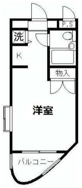 ウィンベルソロ堀切菖蒲園(ワンルーム/2階)の間取り写真