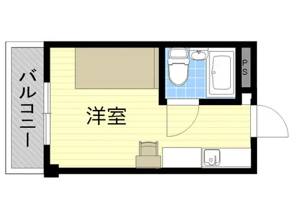 シティライフ中島(ワンルーム/5階)の間取り写真