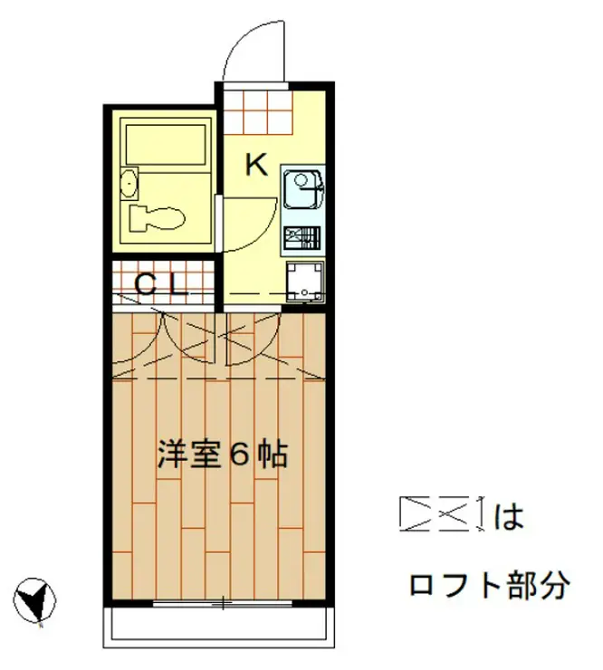 ガーデンヒルズ新倉A 2階階 間取り