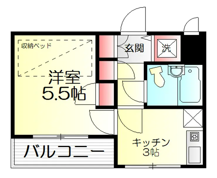 ワコーレ町田 3階階 間取り