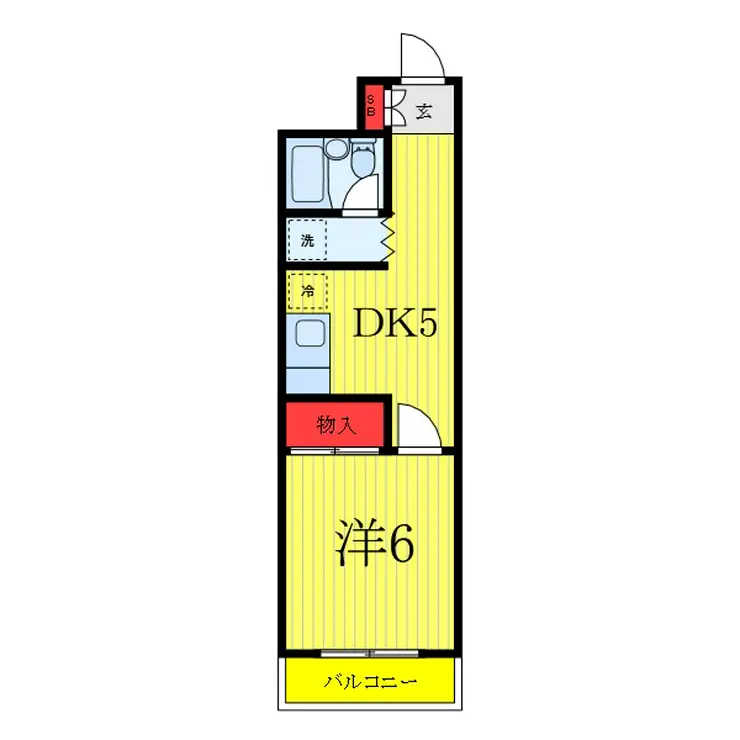 グリーンヒル 3階階 間取り
