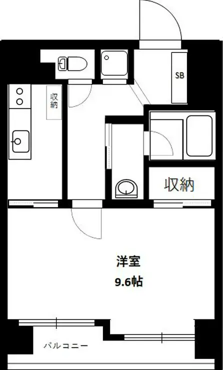 ベスト横浜 8階階 間取り
