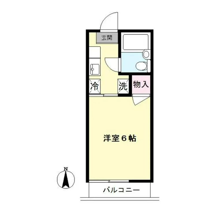 ベルゾーネ百合ヶ丘 2階階 間取り