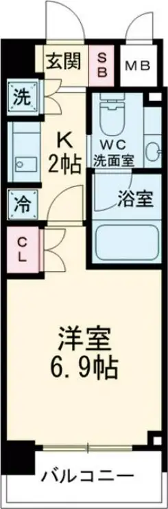 THEパームス田園調布 4階階 間取り